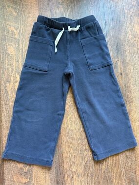 Tea Collection Navy Drawstring Pocket Pants for Kids